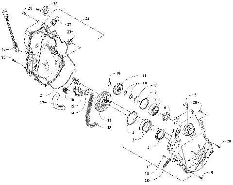 CHAIN CASE ASSEMBLY [106190]
