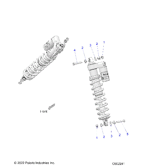 SUSPENSION, SHOCK MOUNTING (IFS) - S23MDX6DSA/6DEA (C602241)