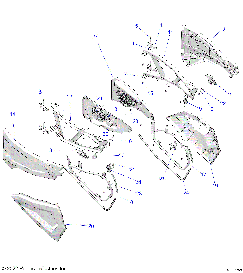 BODY, DOORS, FRONT - Z23N4K99A/99B (C700333-1)