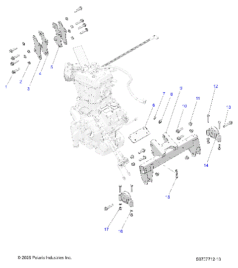 ENGINE, TRANSMISSION MOUNTING & LONG BLOCK