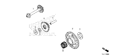 STARTING DRIVEN GEAR