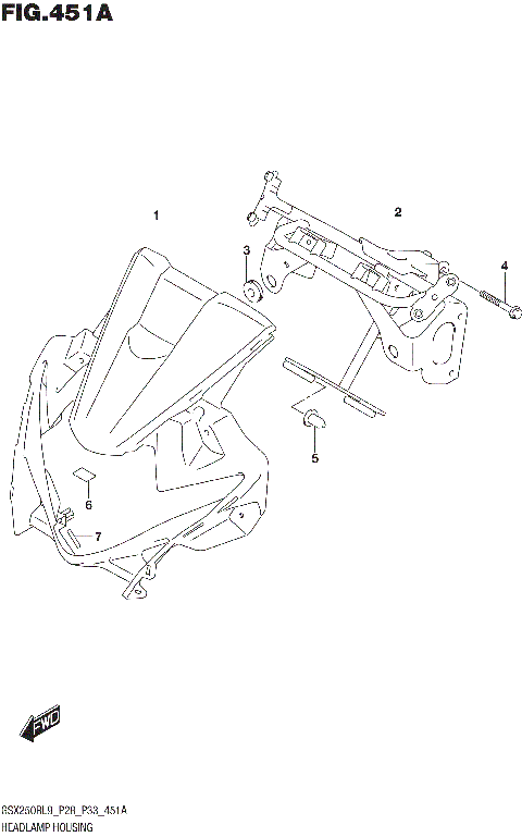 HEADLAMP HOUSING