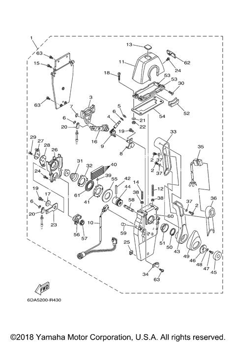 CONTROL BINNACLE 704 SINGLE