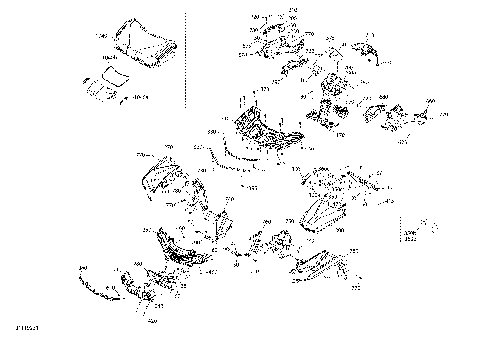 09- Body And Accessories 6X6 - 650 EFI - Squadron Green  -  Front