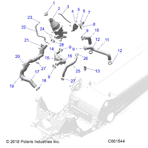 ENGINE, COOLING SYSTEM - S21EFS8RS/8RE ALL OPTIONS (C601544)
