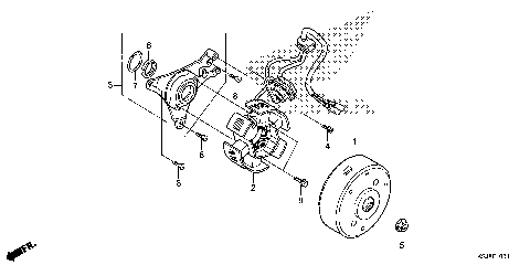 ALTERNATOR (CRF100F)