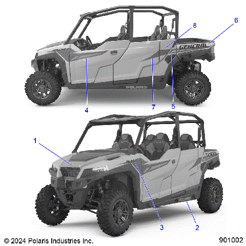 BODY, DECALS - G25G4E99 (9001002)