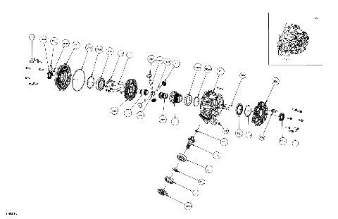04- Drive - Front - Differential Parts - Model With ABS