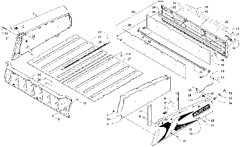 CARGO BOX AND TAILGATE ASSEMBLY [301494]