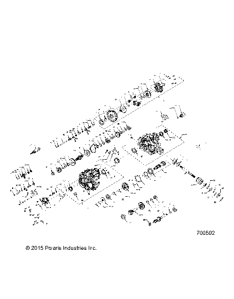 DRIVE TRAIN, MAIN GEARCASE - Z16VHA57FJ (700592)