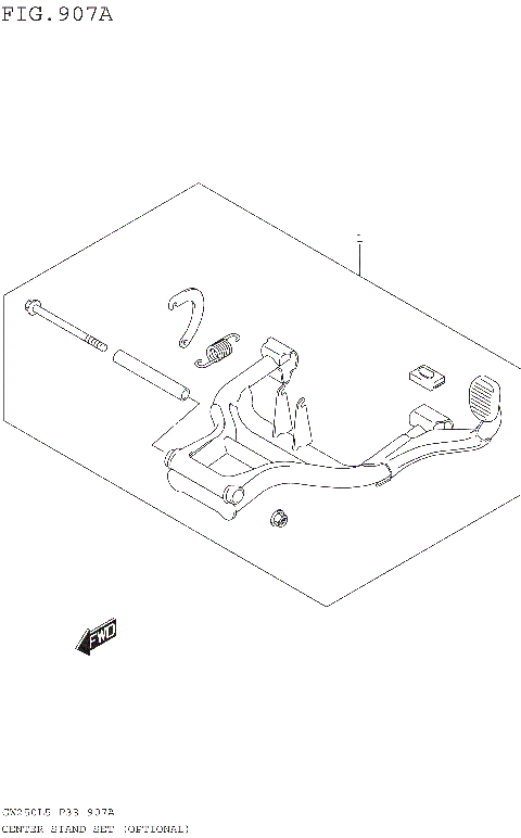 CENTER STAND SET (OPTIONAL)