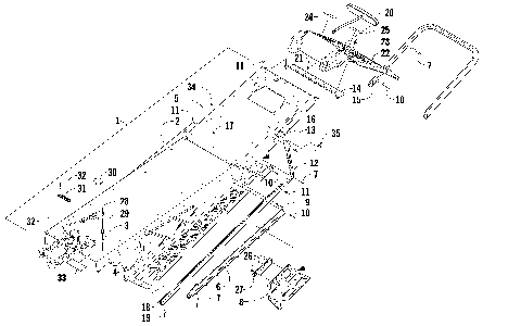 TUNNEL, REAR BUMPER, AND TAILLIGHT ASSEMBLY [91685]
