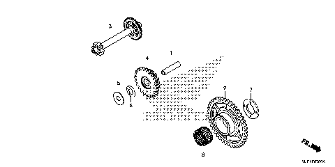 STARTING DRIVEN GEAR