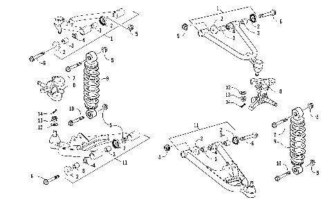 FRONT SUSPENSION ASSEMBLY [87186]