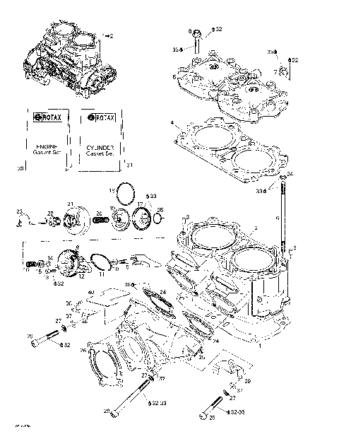 01- Cylinder, Exhaust Manifold