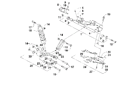 REAR SUSPENSION ASSEMBLY [96087]