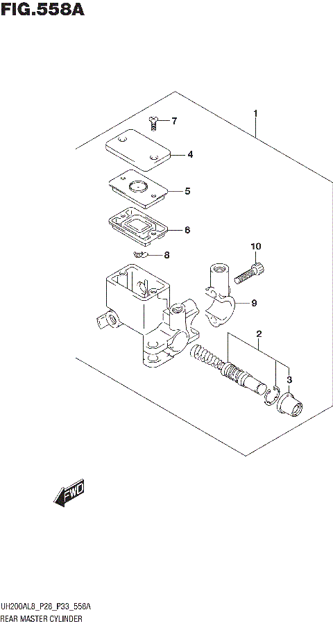 REAR MASTER CYLINDER