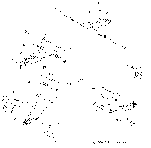 SUSPENSION, FRONT - R08VH76AD/AG (49RGRSUSPFRT08VISTA)