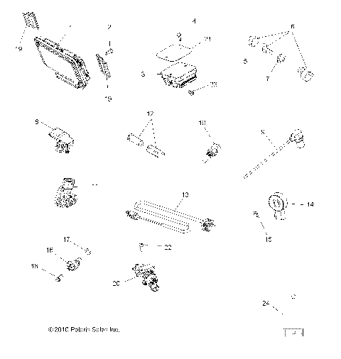 ELECTRICAL, SWITCHES, SENSORS, ECU and CONTROL MODULES - A11DX85FF (49ATVSWITCHES11SPTRGEPS850I)