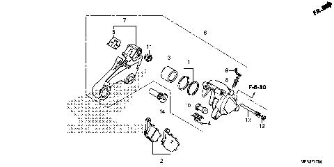 REAR BRAKE CALIPER (1)