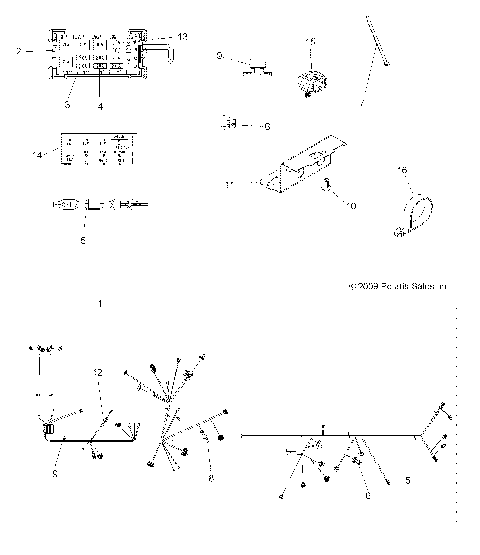 ELECTRICAL, HARNESS - A10ZX55FX/FF (49ATVHARNESS10SPEPS550I)