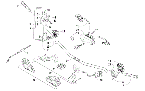 HANDLEBAR AND CONTROLS