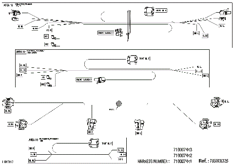 08- Electric - Front Wiring Harness - 710007443