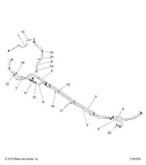 ENGINE, COOLING ROUTING ENGINE - Z23R4D92AK/AS/BK/BS (C703286)