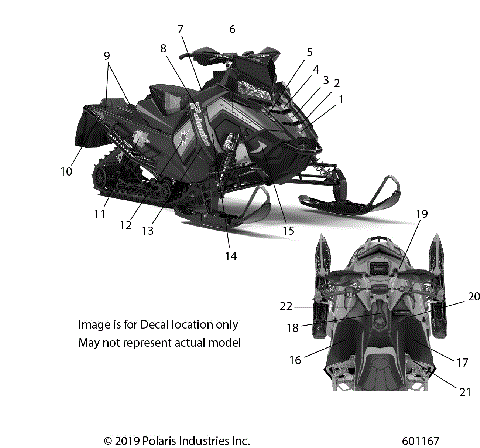 BODY, DECAL, MIDNIGHT BLUE SIDE PANEL, 40TH ANNIV - S20EDP8PS (C601167)