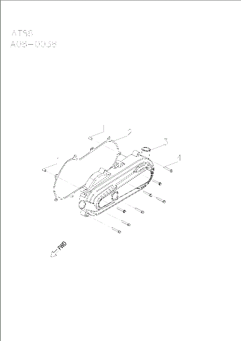 ENGINE, CLUTCH COVER - A24YAK11B1/B5 (A00014)