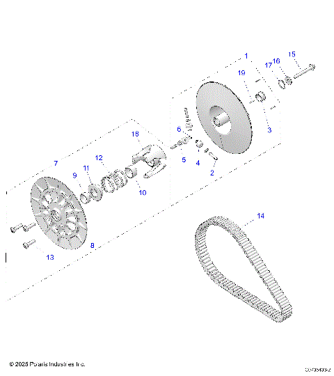 DRIVE TRAIN, CLUTCH, DRIVEN - D22P4ED4B4/FD4B4 (C0705436-2)