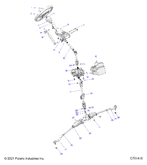 STEERING, STEERING ASM. - G22GXK99AR/BR (C0705670)