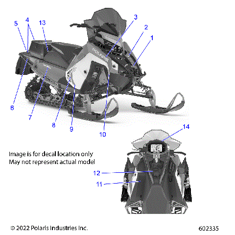 BODY, DECAL, BLACK SIDE PANEL W/FLAT BLACK ACCENT - S23TDE9FS (602335)