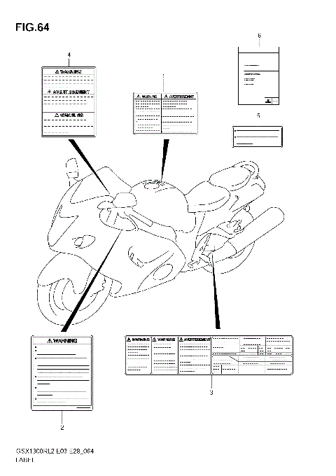 LABEL (GSX1300R L2 E28)