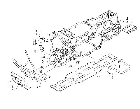 FRAME AND RELATED PARTS [96199]