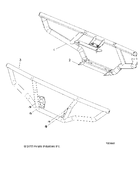 BODY, BRUSHGUARD - A20SES57C9 (100448)