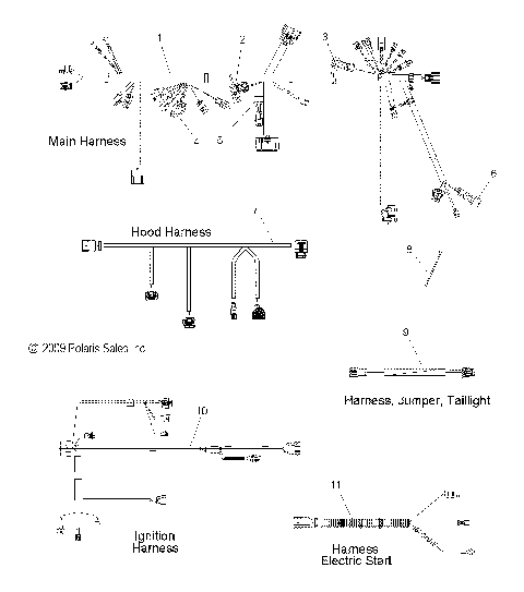 ELECTRICAL, WIRE HARNESS - S10BF6KSL/KSA/KEA (49SNOWHARNESS10PR)