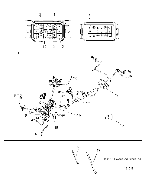 ELECTRICAL, HARNESS - A17SDS57C2/E2 (101018)