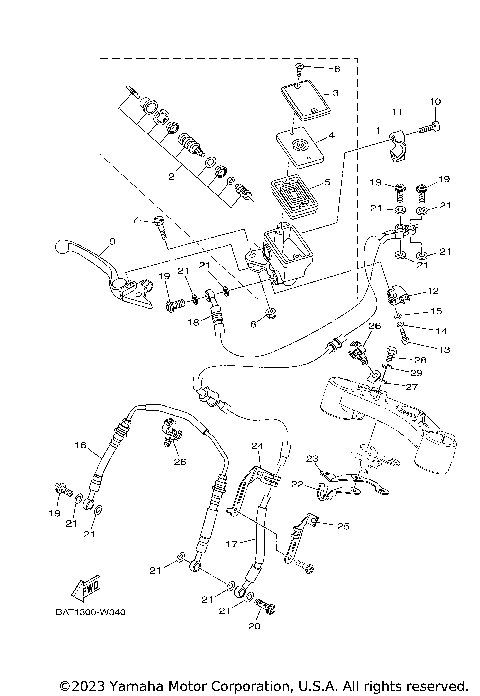 FRONT MASTER CYLINDER