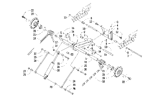 REAR SUSPENSION REAR ARM ASSEMBLY [91093]
