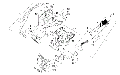HOOD AND AIR INTAKE ASSEMBLY [101503]