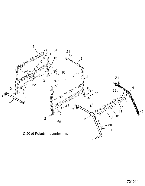 CHASSIS, CAB FRAME - R18RVAD1B1 (701044)
