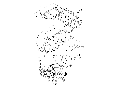 REAR RACK AND FOOTWELL ASSEMBLIES [87552]