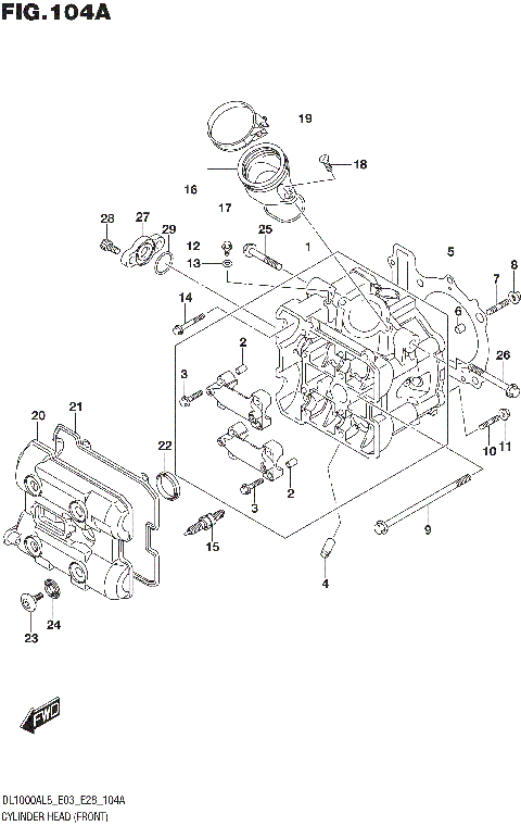 CYLINDER HEAD (FRONT)