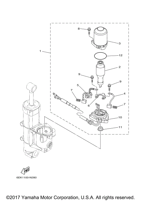 POWER TRIM TILT ASSY 2