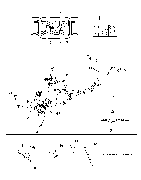 ELECTRICAL, HARNESS - A15SET57CA/S57CJ/CA (49ATVHARNESS15TRCTR)