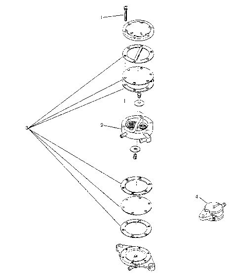 FUEL PUMP SL 650 STD B954358 (4932923292C006)