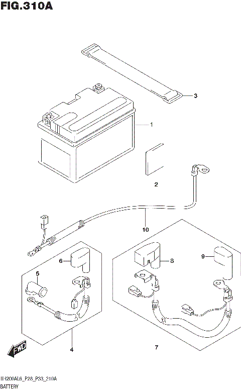 BATTERY (UH200AL6 P28)