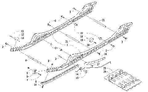 SLIDE RAIL AND TRACK ASSEMBLY [99047]
