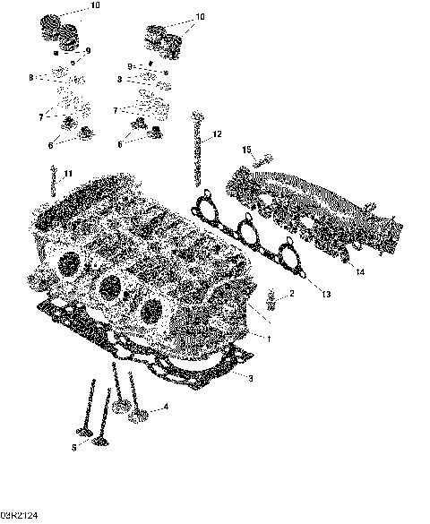 01- Rotax - Cylinder Head And Exhaust Manifold